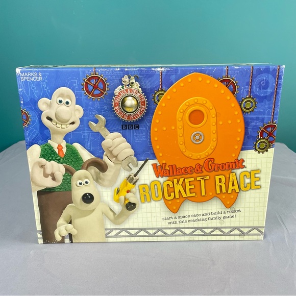 Vintage Board Game Wallace & Gromit Rocket Race BBC Marks & Spencer 1996 - Picture 9 of 14